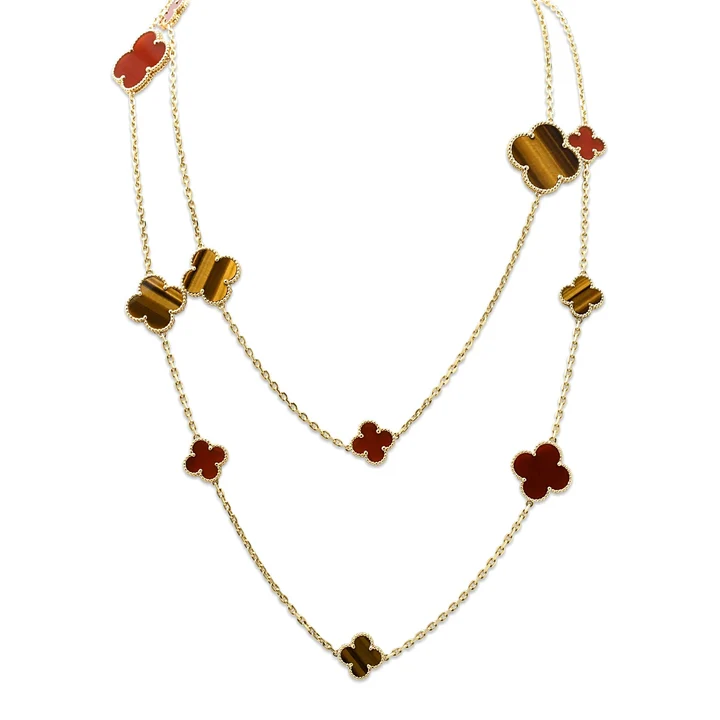 van cleef long alhambra necklace