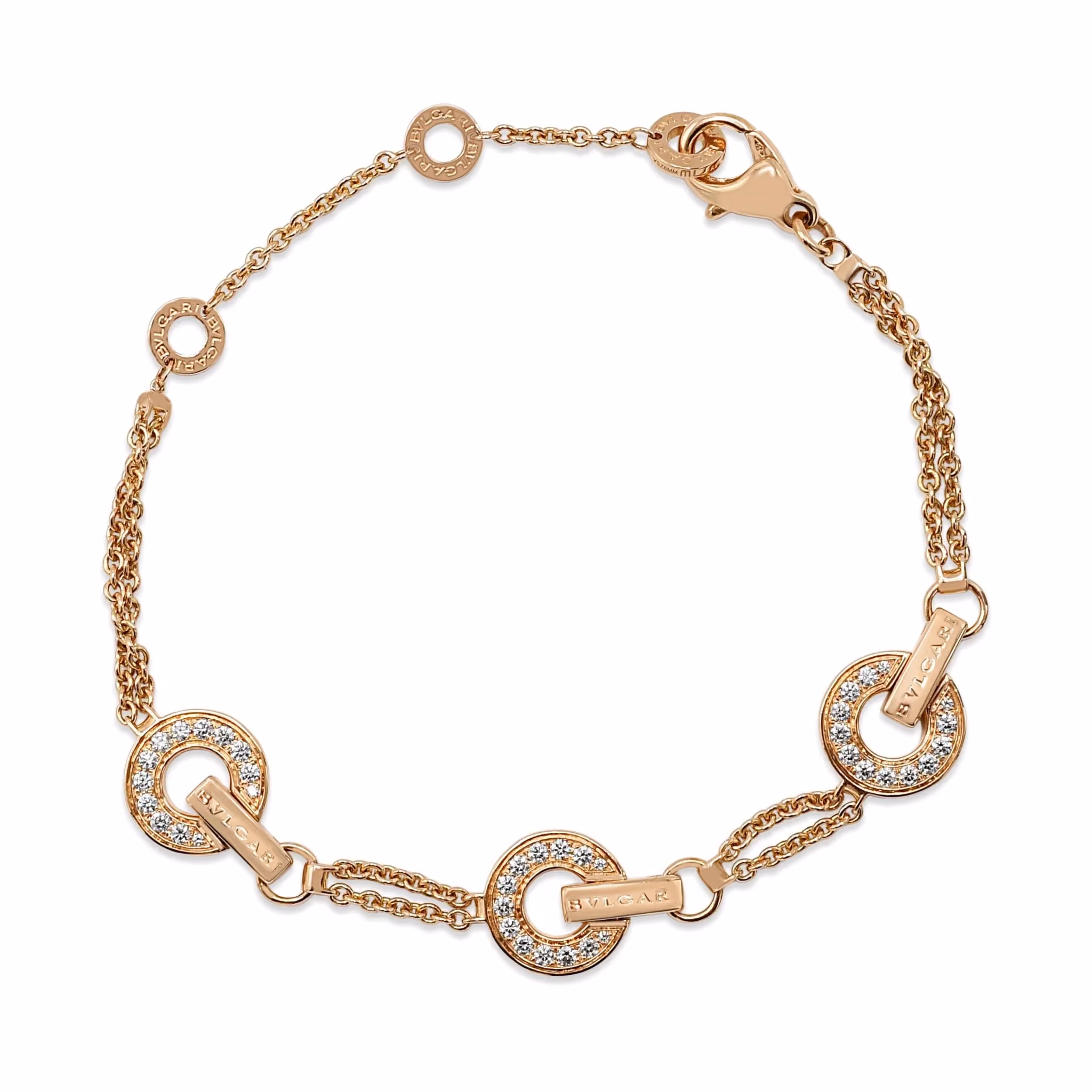 Bvlgari Openwork diamond bracelet
