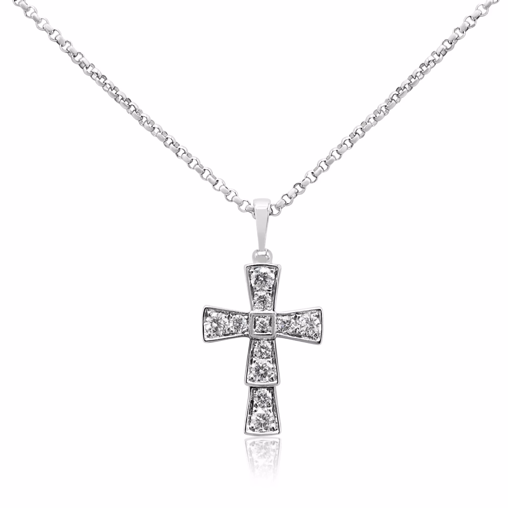 Bvlgari Serpenti cross necklace