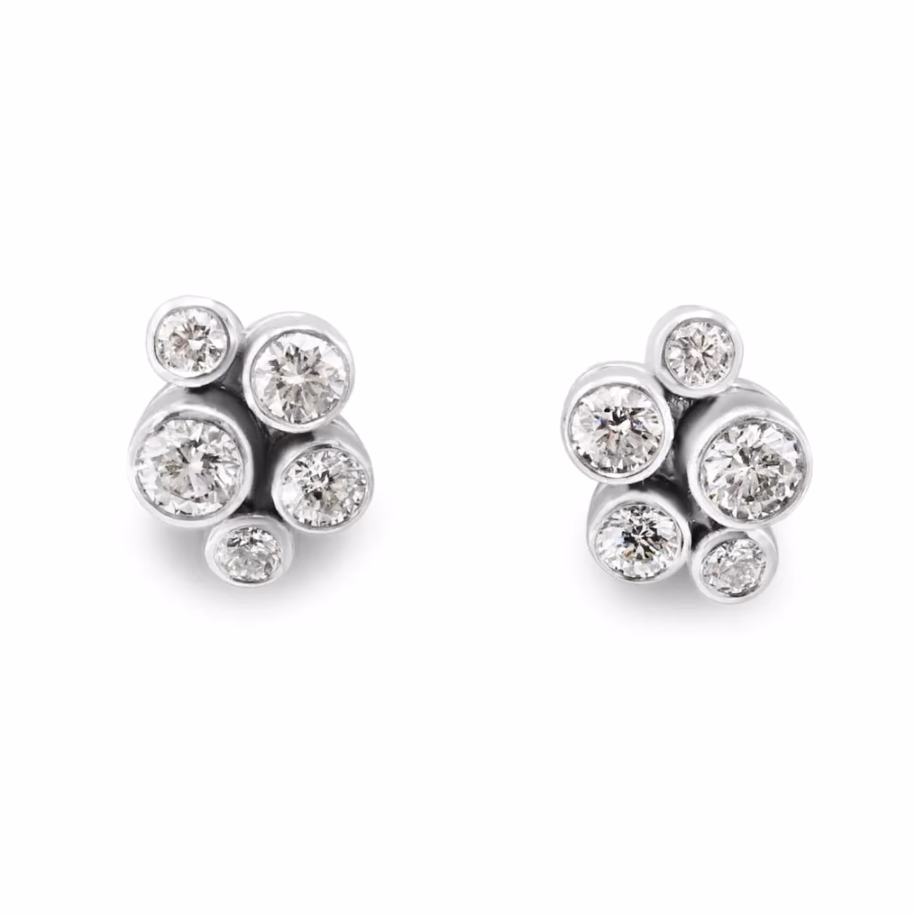 Boodles raindance cluster earrings