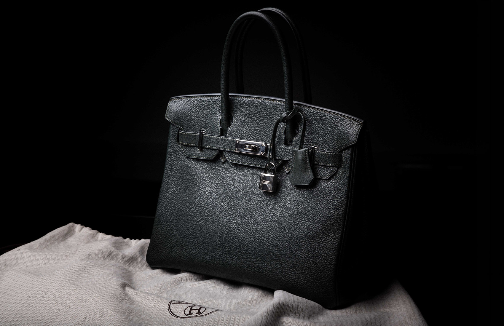 hermes birkin black handbag