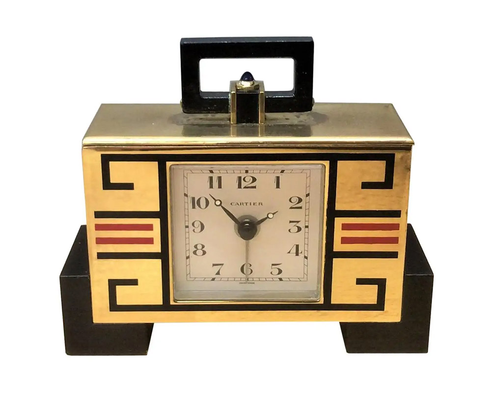 Cartier travel clock