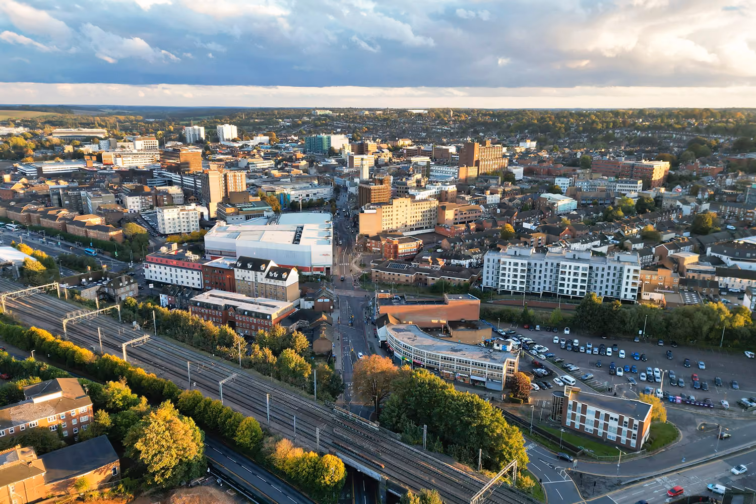 luton ariel view