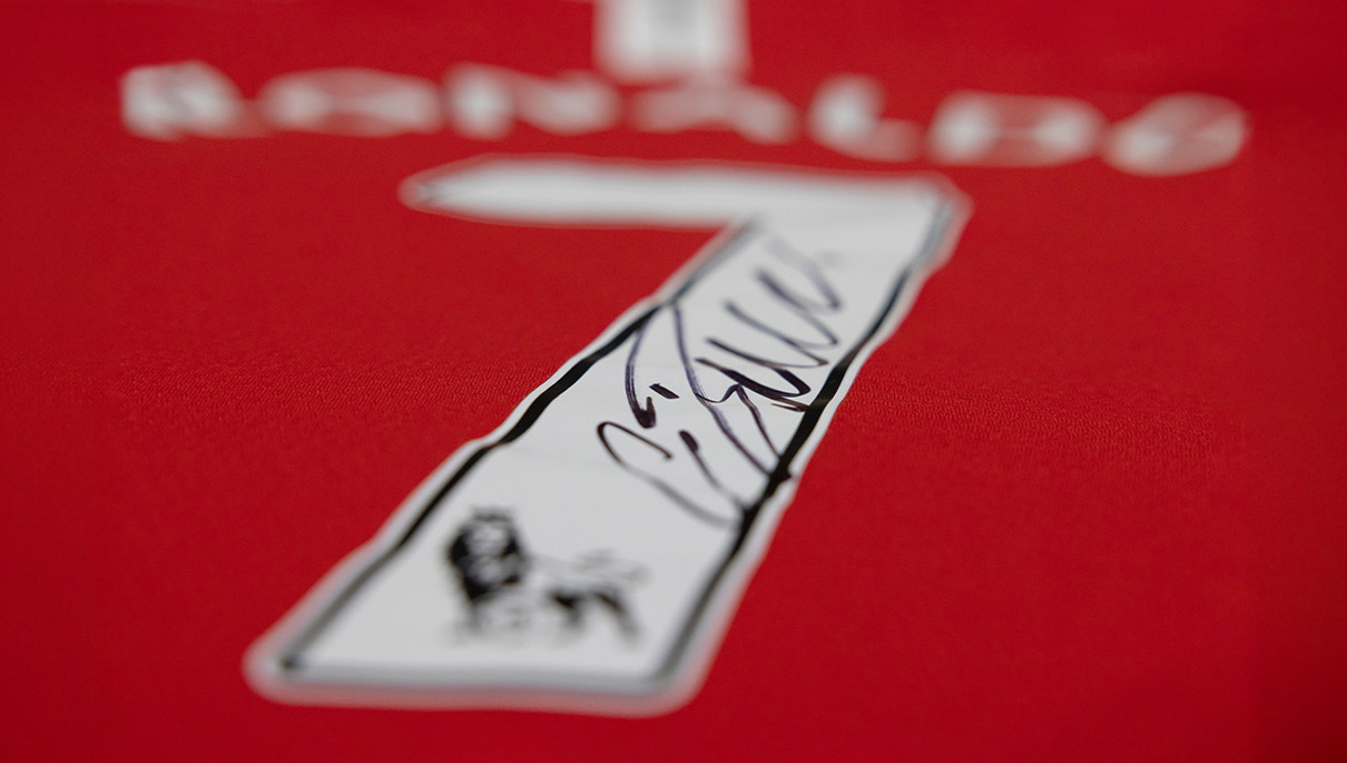 signed ronaldo manchester united football shirt