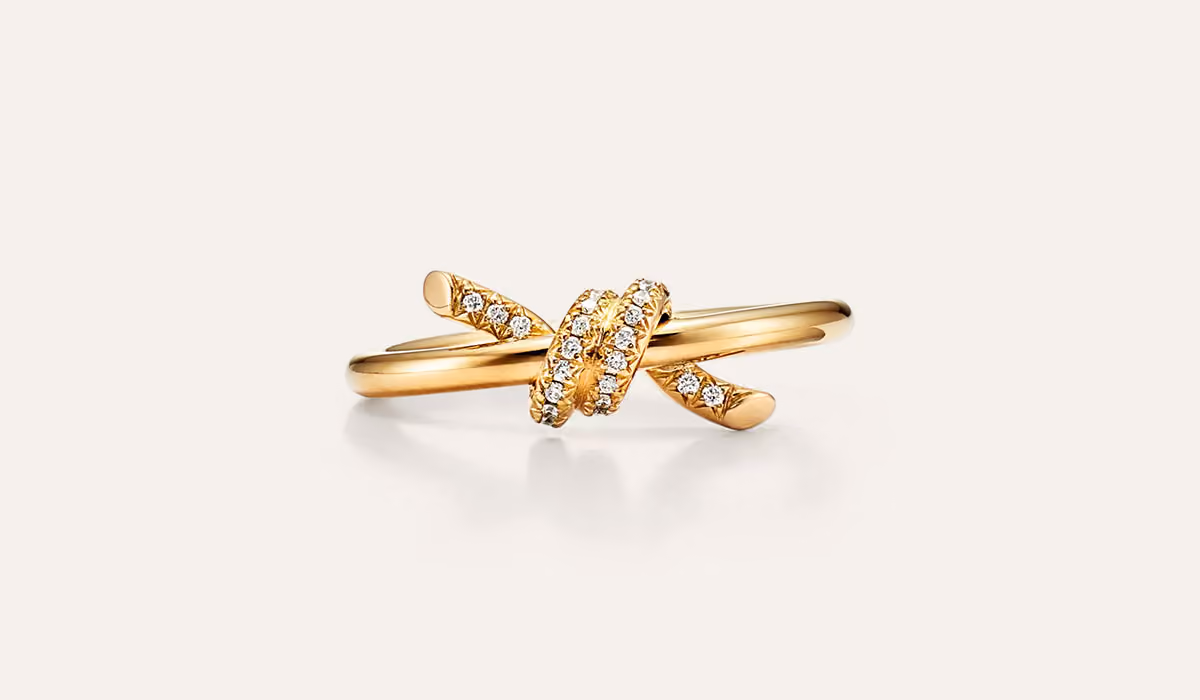 tiffany knot diamond ring