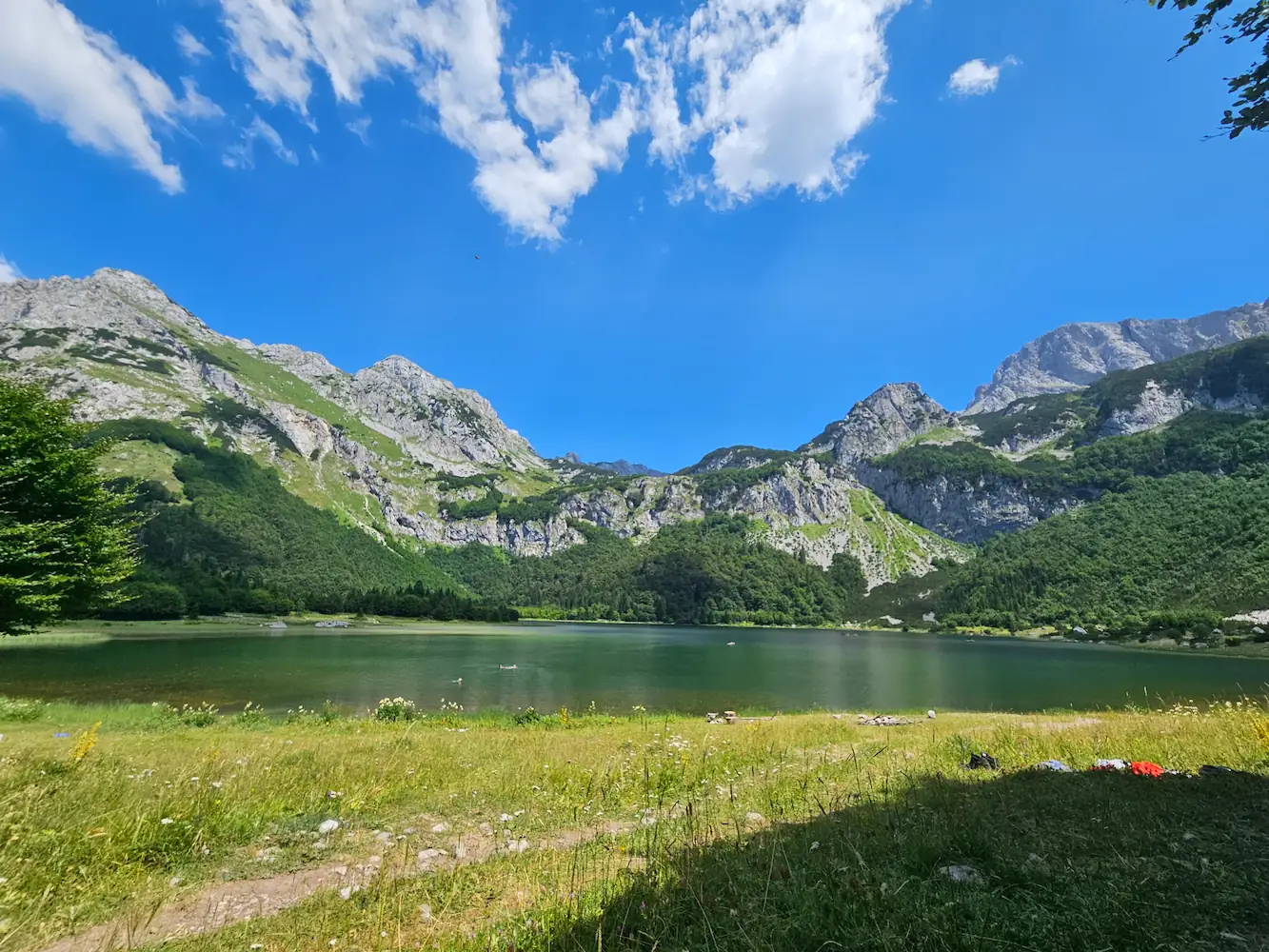 Trnovacko Lake during the summer