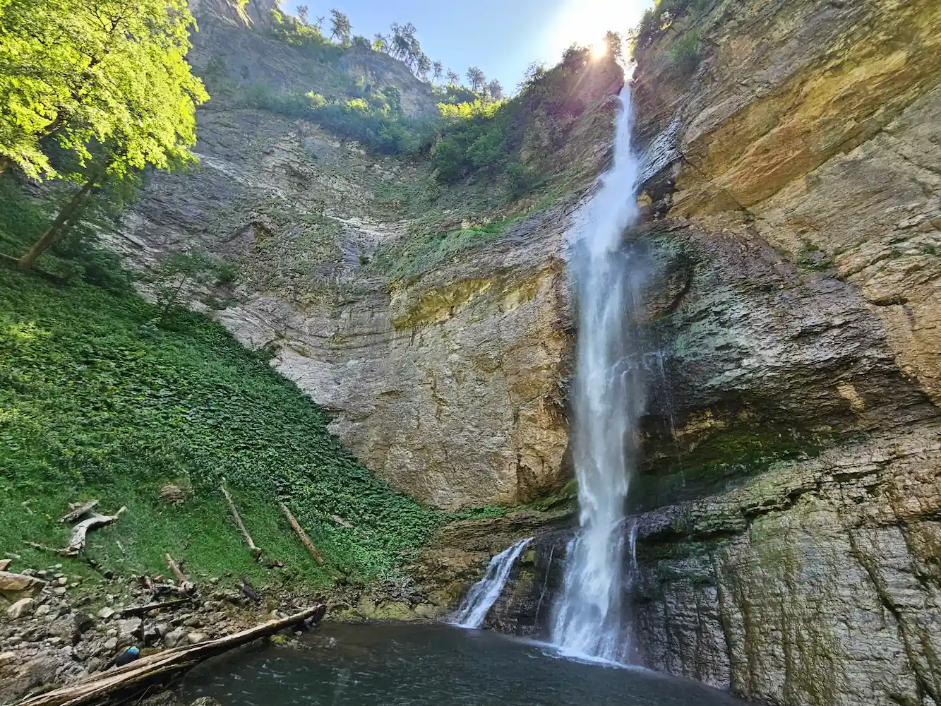 Perucica rainforest waterfall skakavac