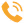 Yellow telephone handset icon with an orange phone symbol on a purple background.