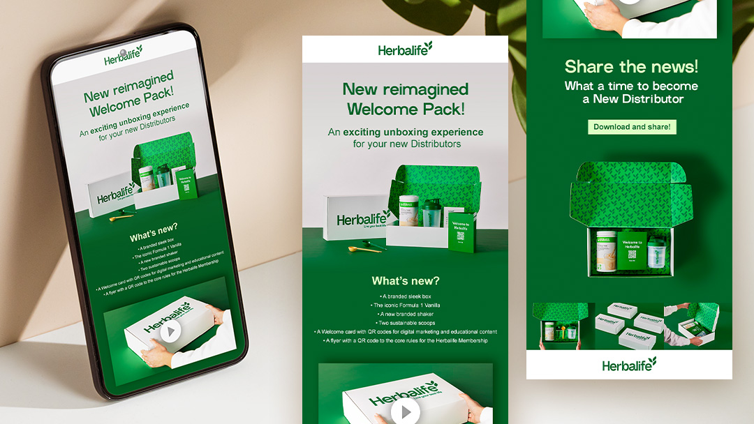 Herbalife Email design