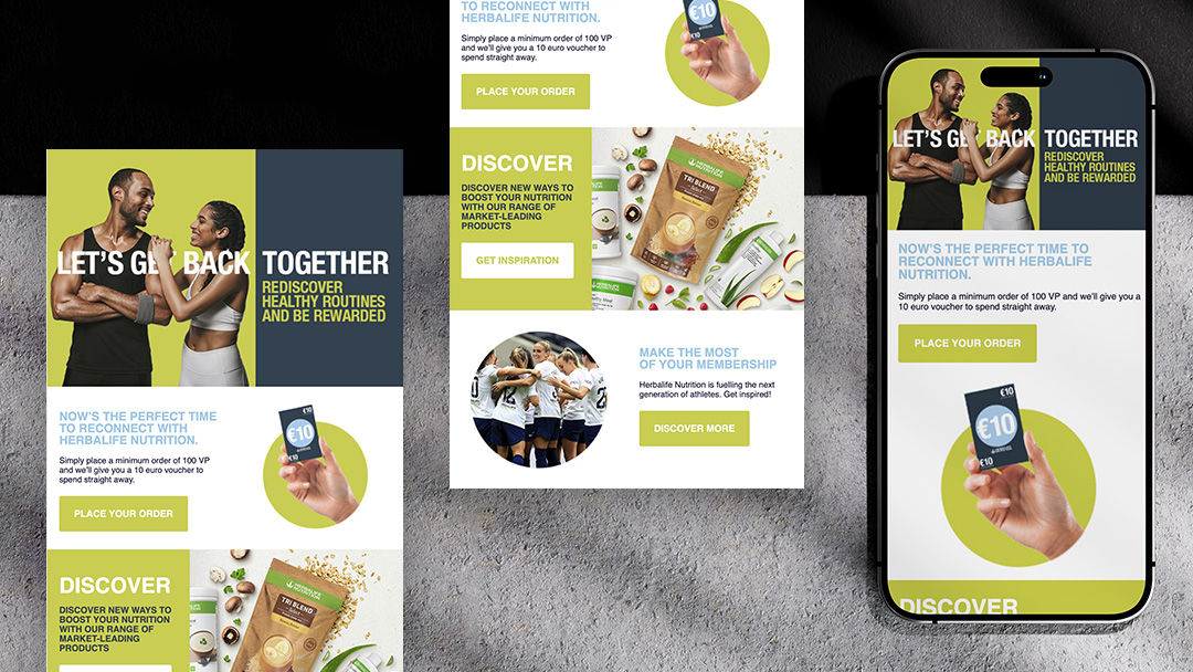 Herbalife email design