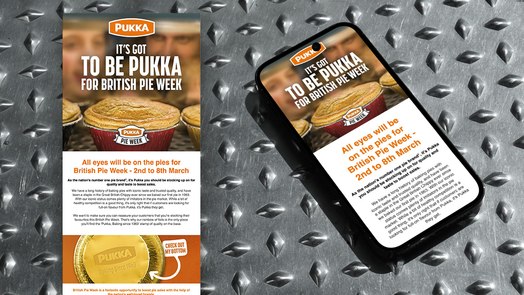Pukka Email design and build 