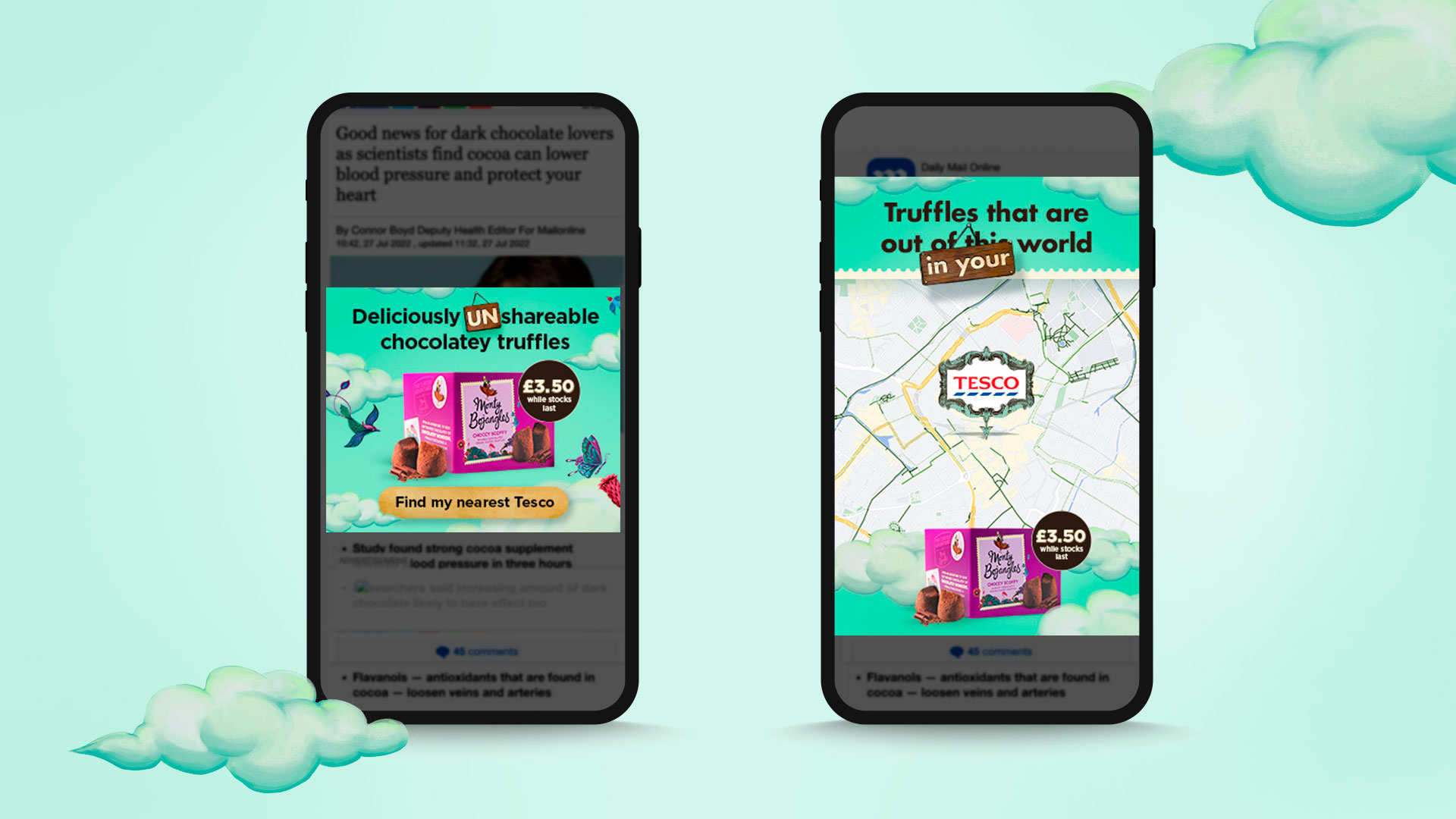Monty Bojangles expandable display ads