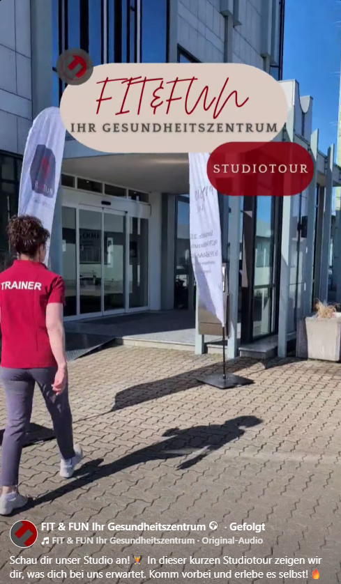 Studiotour FIT&FUN Gesundheitszentrum