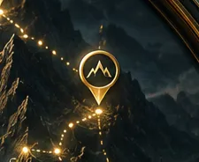 A terrain marker identifying significant landmarks within the business landscape, helping explorers recognize meaningful points of reference as they analyze their path forward.