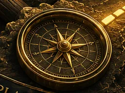 A compass representing strategic direction, helping explorers align every decision with a clear destination and purposeful business objectives.