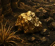 Hidden Opportunity represented by a buried gold treasure, symbolizing untapped business value waiting to be uncovered through careful strategic planning.
