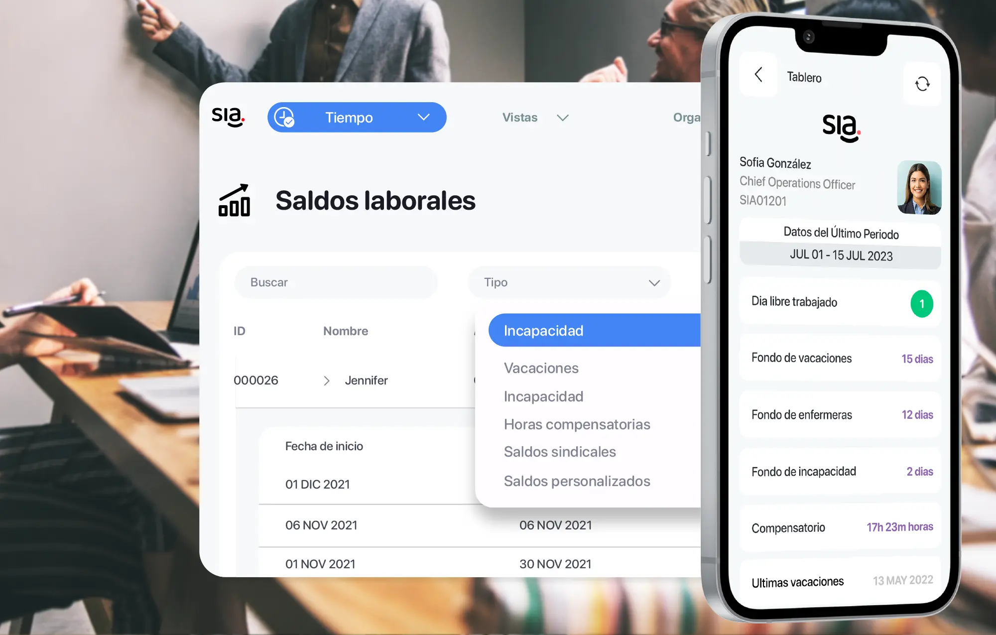 Gestión de saldos compensatorios