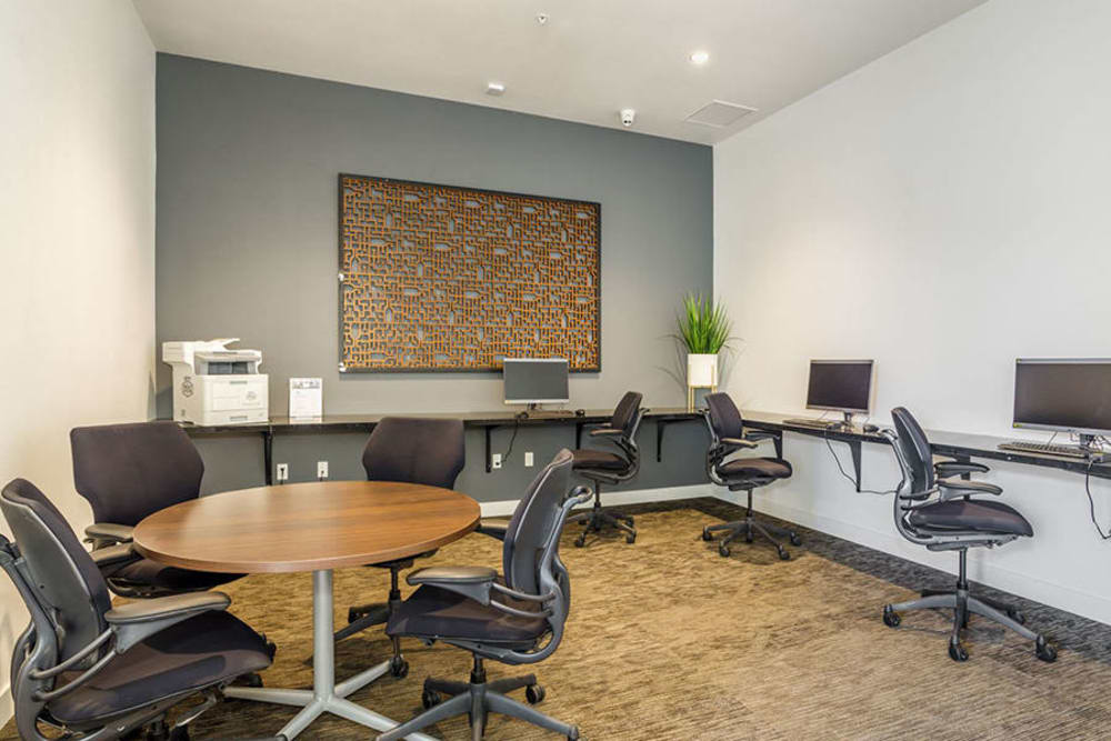Business room with cha