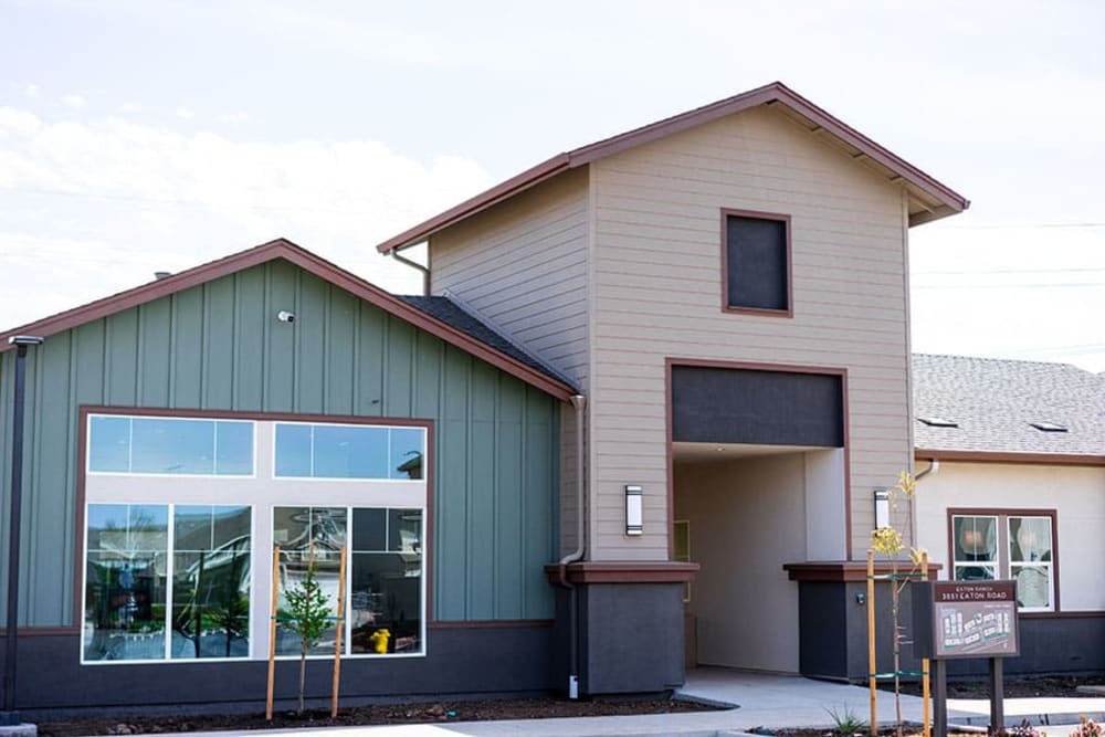 Exterior of leasing office