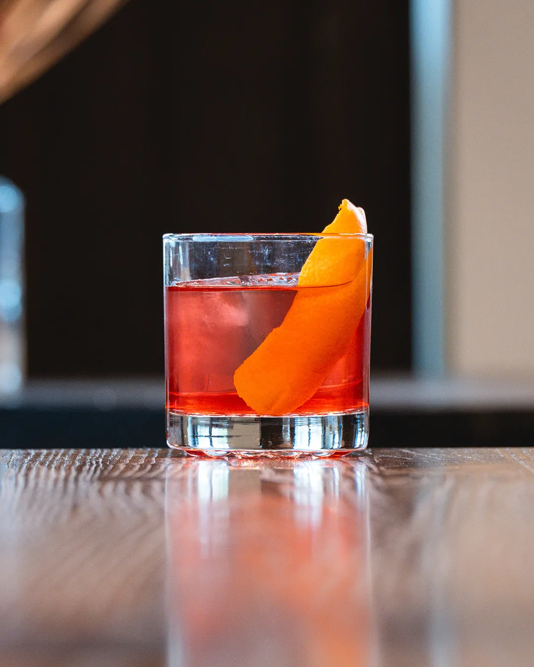 Bittersweet grapefruit and orange layered with herbal depth for a bold, zero-proof Negroni-style sip.