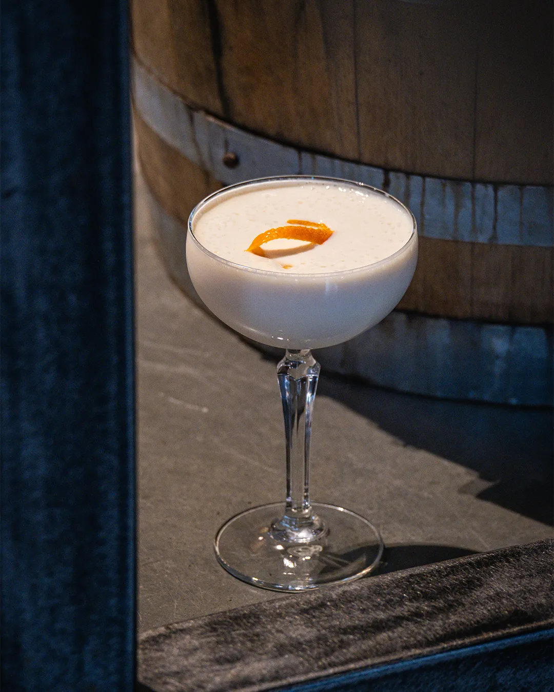 Ripe peach, citrus, and vanilla layered over silky bourbon cream for a smooth, dessert-like sip.
