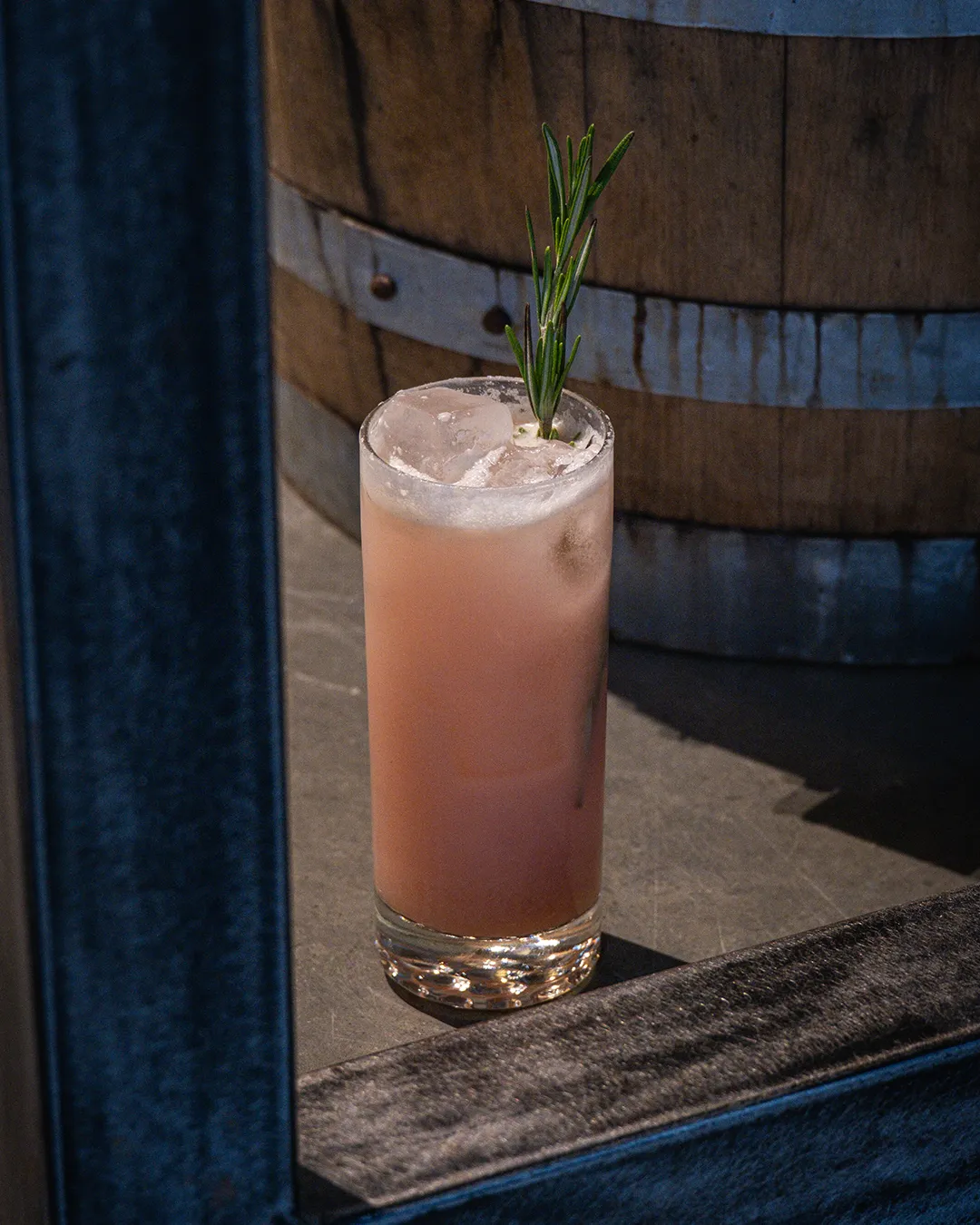 Bright blueberry, citrus, and florals balanced with herbal depth for a refreshing, botanical sip.