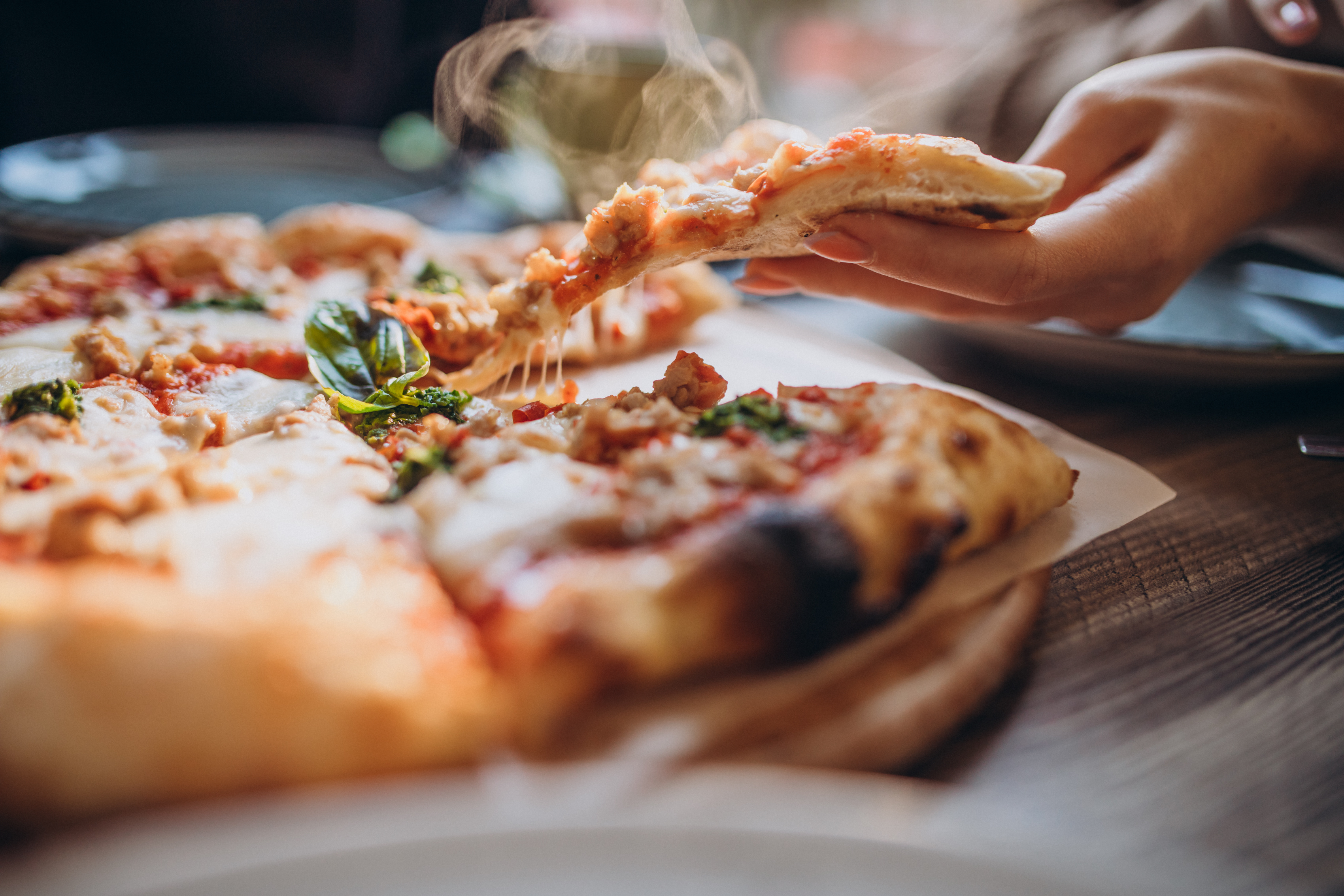 Pizza stock image