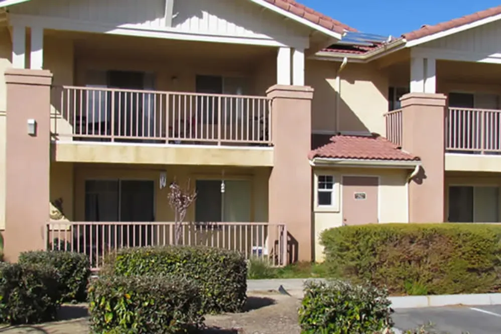 Exterior of apartments