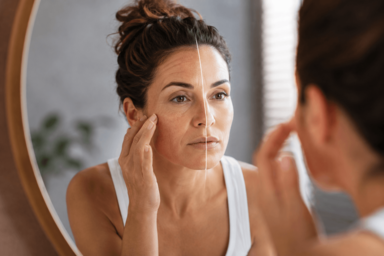 Woman receiving anti aging peptide treatment consultation at Gearity Wellness in Orlando, Florida