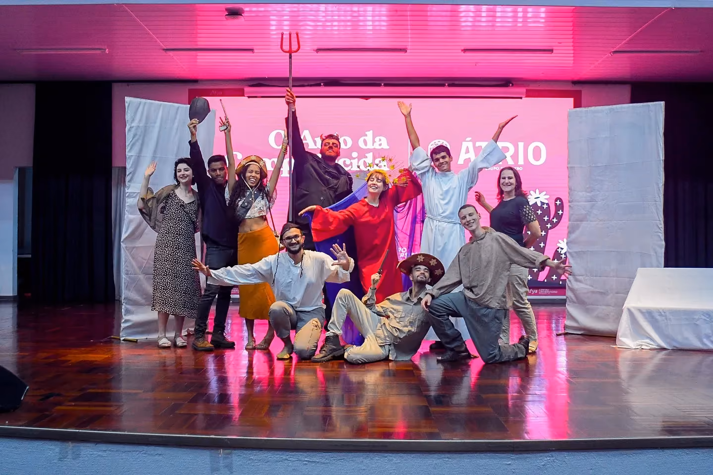 Afya Pato Branco apresenta O Auto da Compadecida em espetáculo do Átrio - Grupo de Teatro