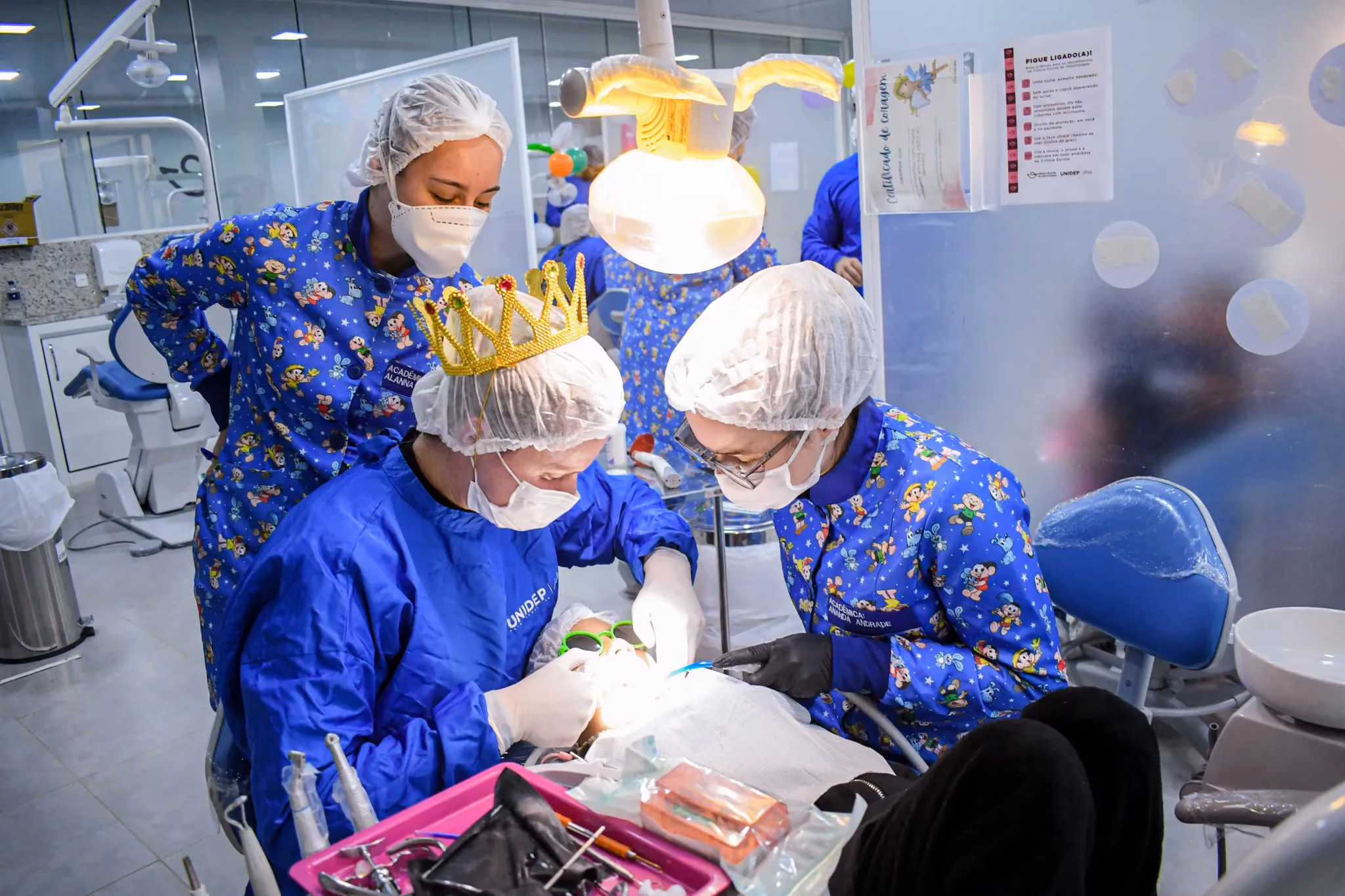 Clínica de Odontologia promove ludicidade e brincadeiras na Semana da Criança