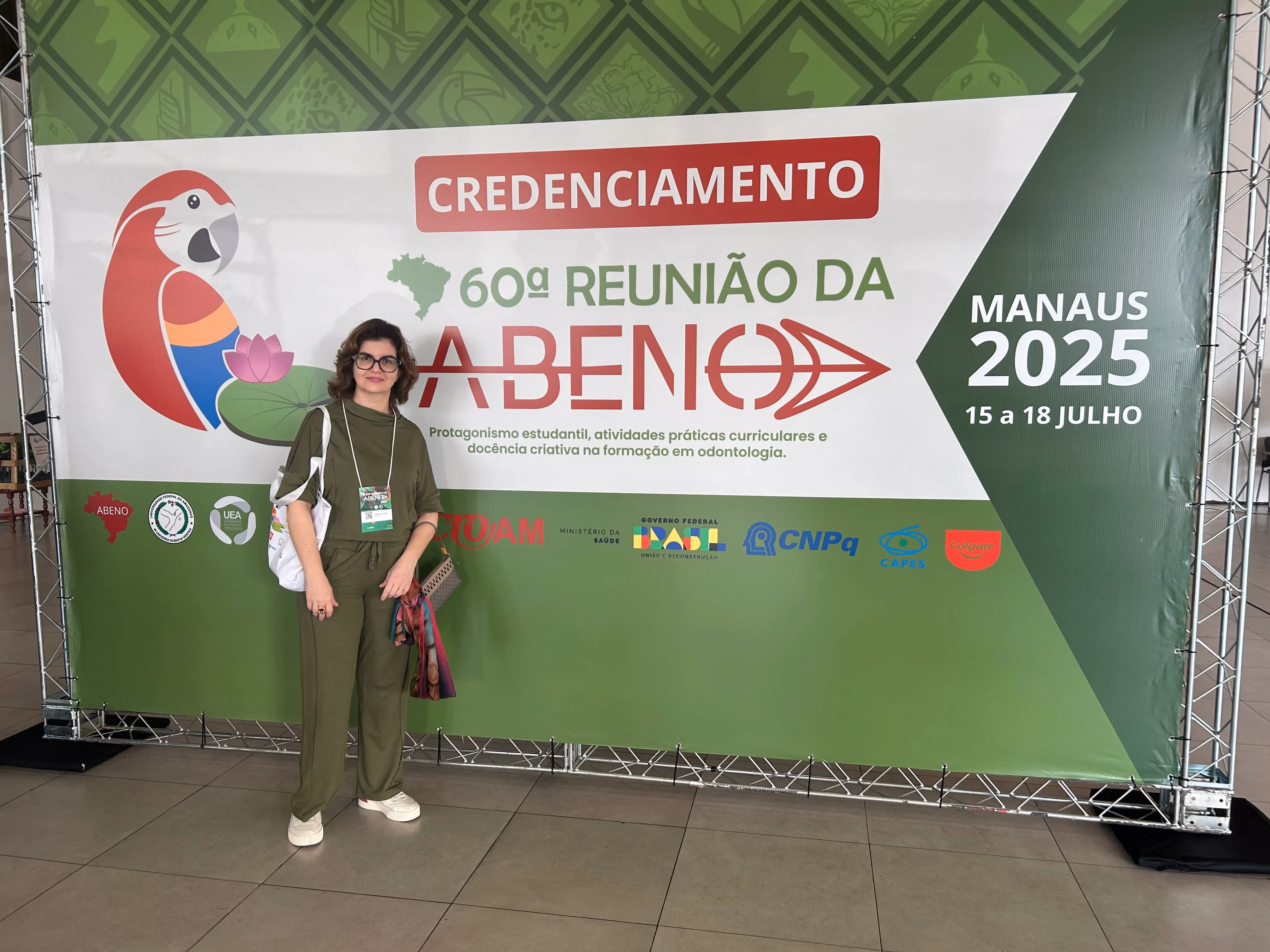 Coordenadora do curso de Odontologia participa da 60ª Reunião da ABENO em Manaus