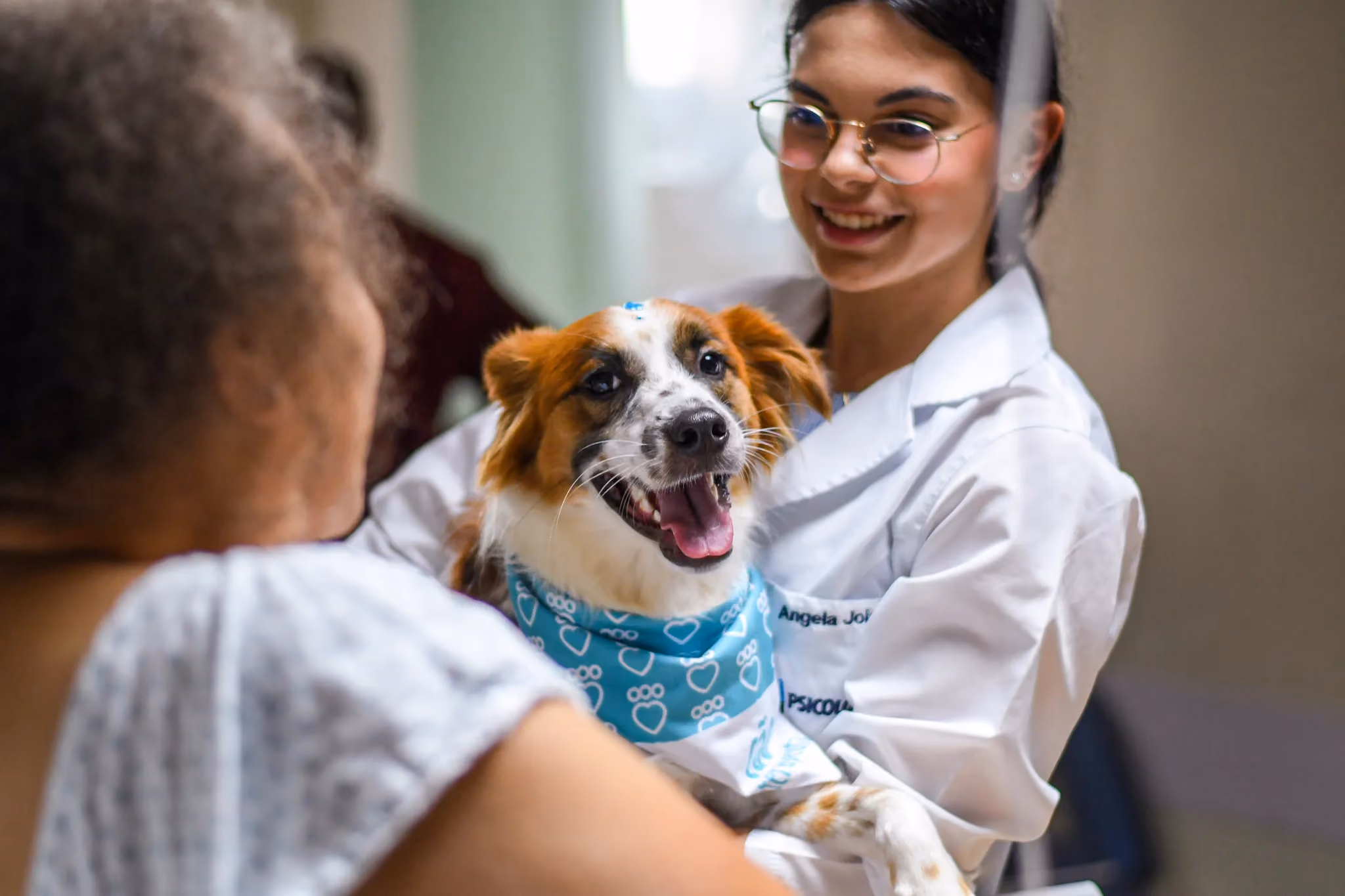 Curso de Psicologia tem pets como recurso terapêutico em estágio hospitalar