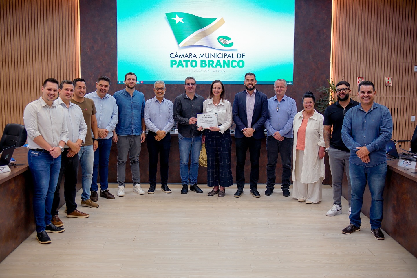 Afya Pato Branco recebe Moção de Aplauso da Câmara Municipal pelos 25 anos de história