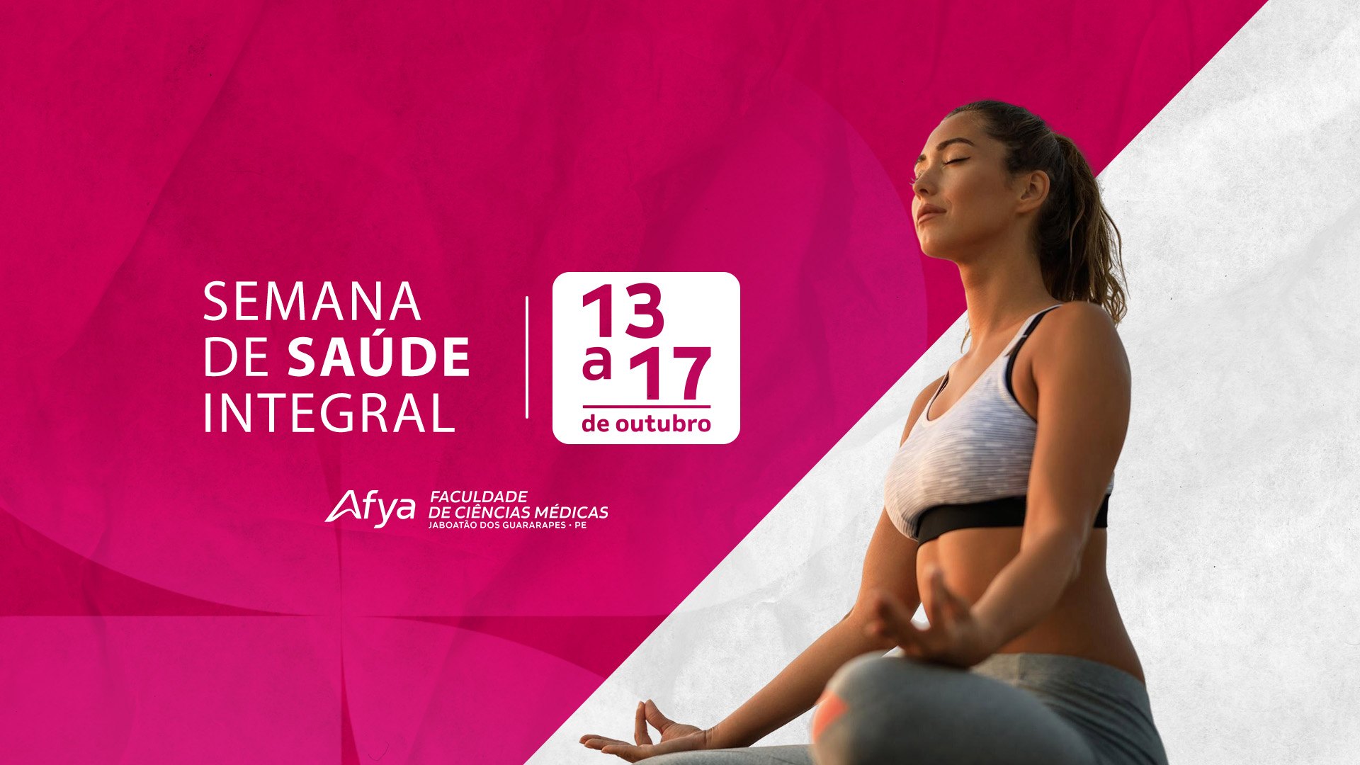 Começa hoje a Semana Integral de Saúde da Afya com foco no equilíbrio entre corpo, mente e alma