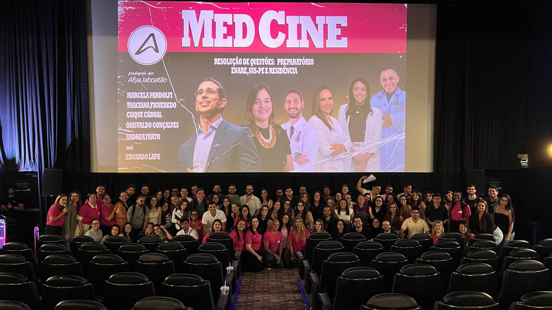 MedCine 2025: Afya Jaboatão transforma revisão de residência médica em uma experiência de cinema