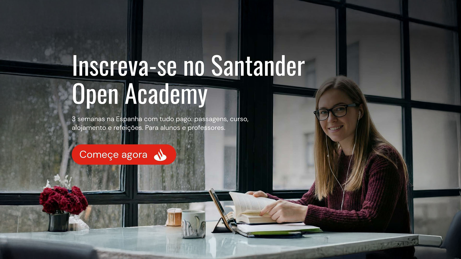 Programa Santander Top Espanha 2026 abre inscrições para alunos e docentes