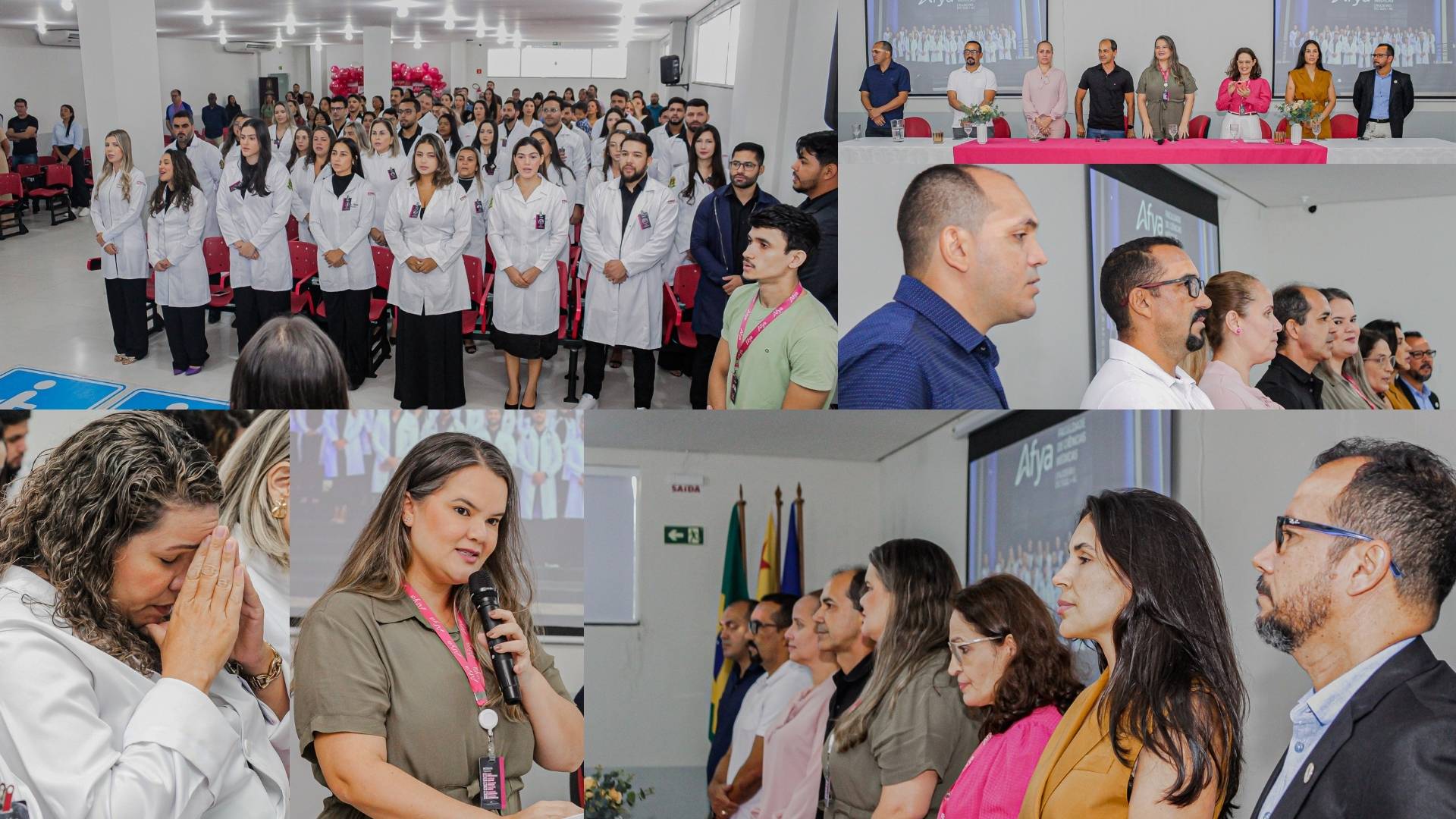 Cerimônia de iniciação do Internato da 1ª Turma do Curso de Medicina da Afya Cruzeiro do Sul