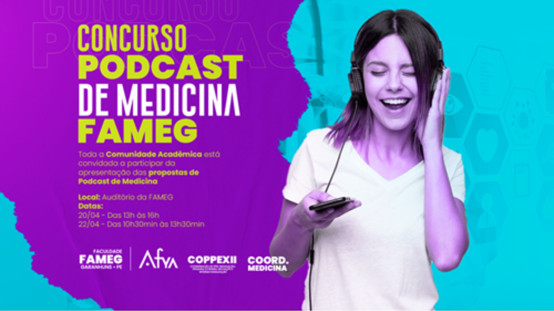 Convite à Comunidade Acadêmica para apresentação dos projetos de podcasts