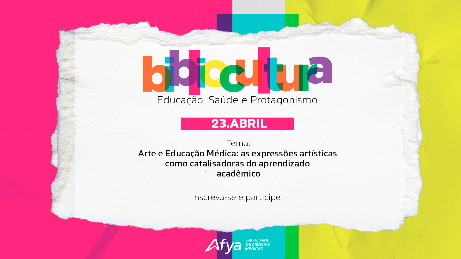Projeto Bibliocultura: inscreva-se e participe da segunda edição!