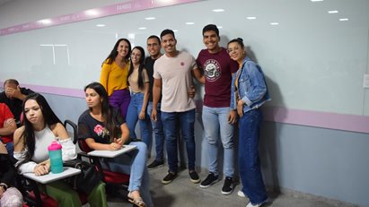 Apresentação dos Padrinhos Veteranos 2023.1 aos calouros