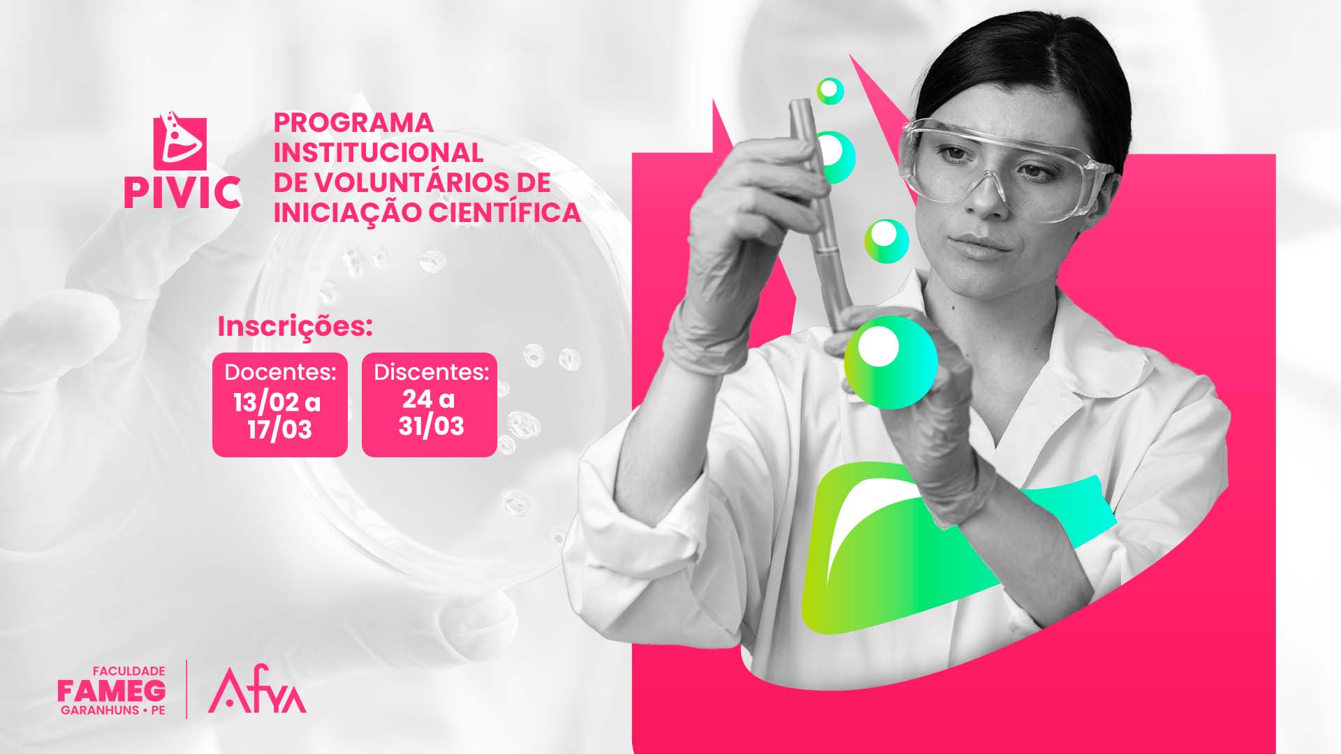PIVIC - Programa Institucional de Voluntários de Iniciação Científica