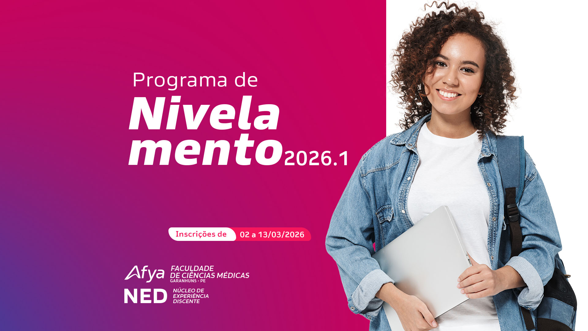 Afya Garanhuns abre inscrições para o Programa de Nivelamento 2026.1