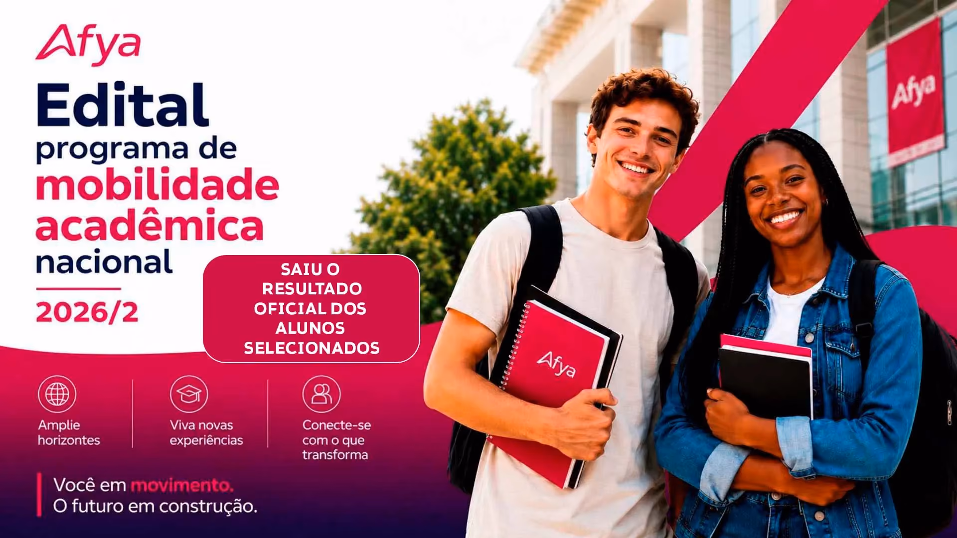 Programa de Mobilidade Acadêmica Nacional Afya 2026.2 divulga estudantes selecionados