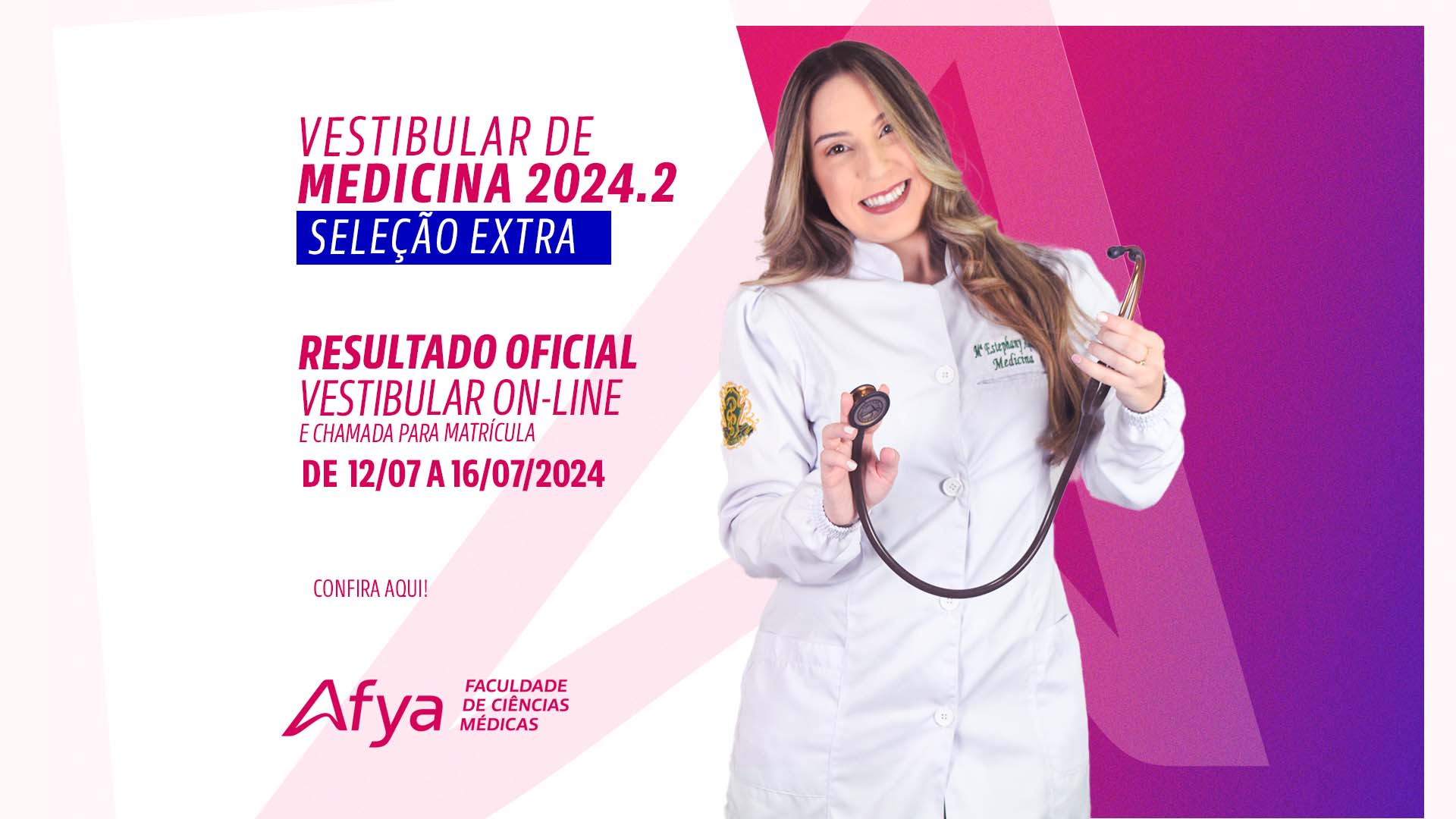 Vestibular Online 2024.2 - Seleção Extra: Resultado Oficial
