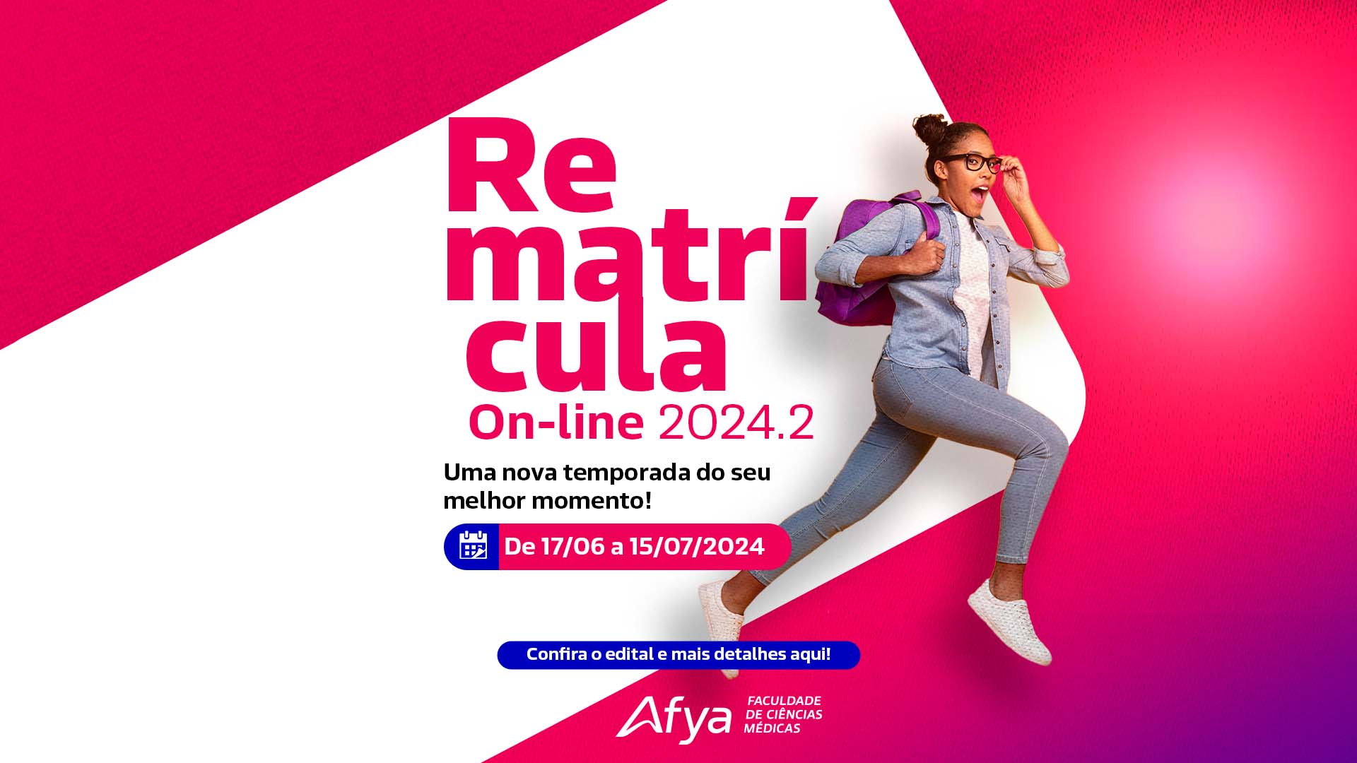 Está chegando o período de Rematrícula 2024.2 para o curso de Medicina. Confira tudo aqui!