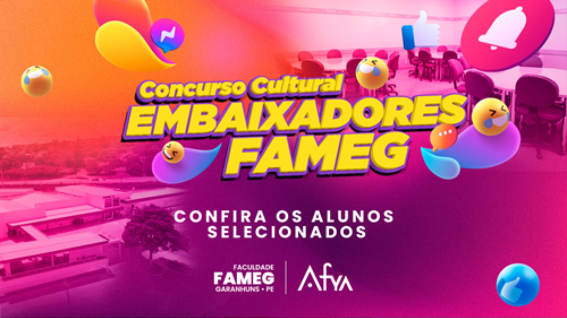 Concurso Embaixadores FAMEG 2022: confira o resultado!