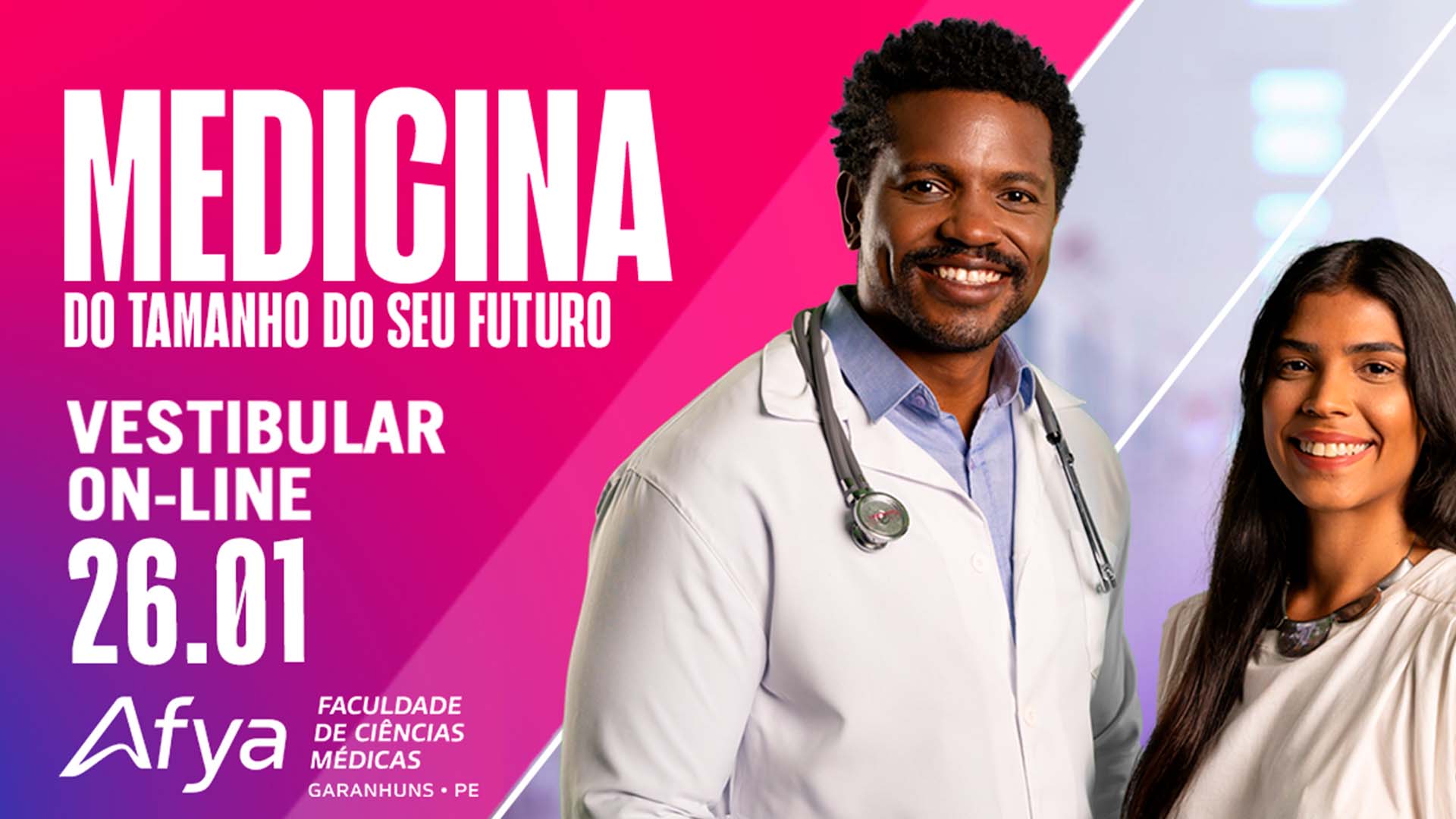 Afya Garanhuns abre inscrições para Novo Vestibular On-line de Medicina 2025.1
