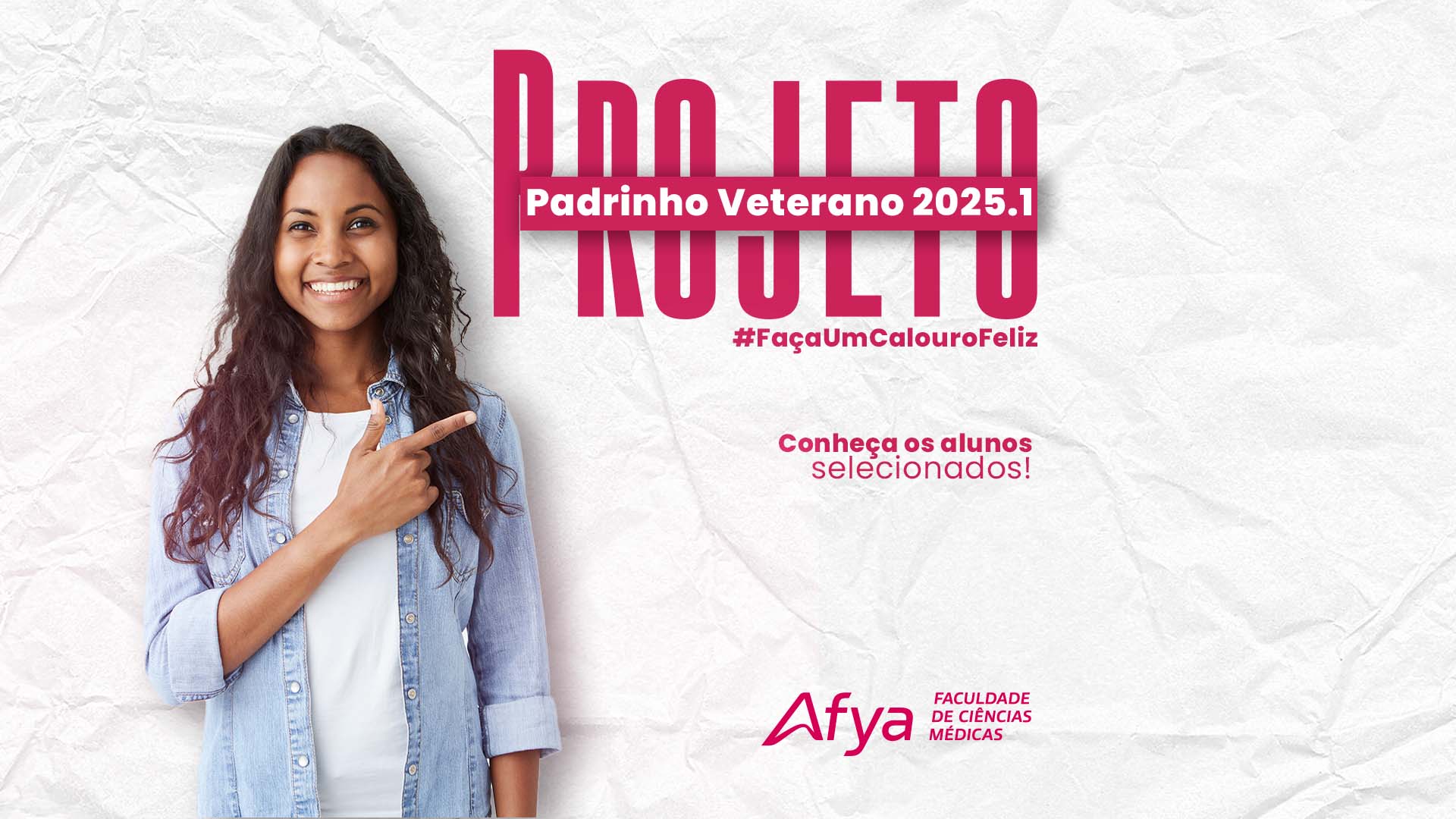 Padrinhos Veteranos 2025.1: conheça os alunos aprovados na seleção