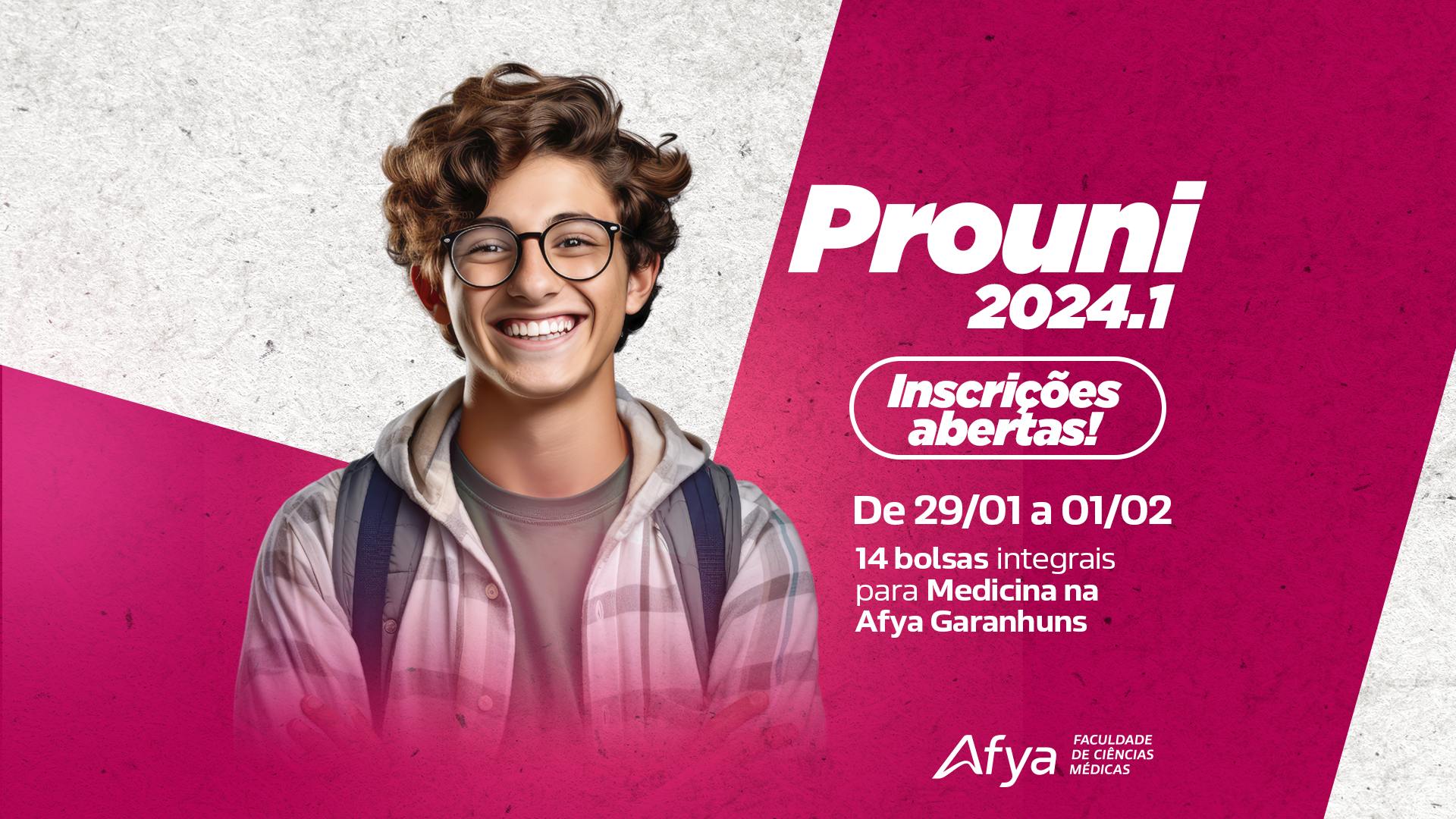 Afya Garanhuns oferta bolsas integrais para Medicina através do ProUni 2024.1. Saiba como concorrer!